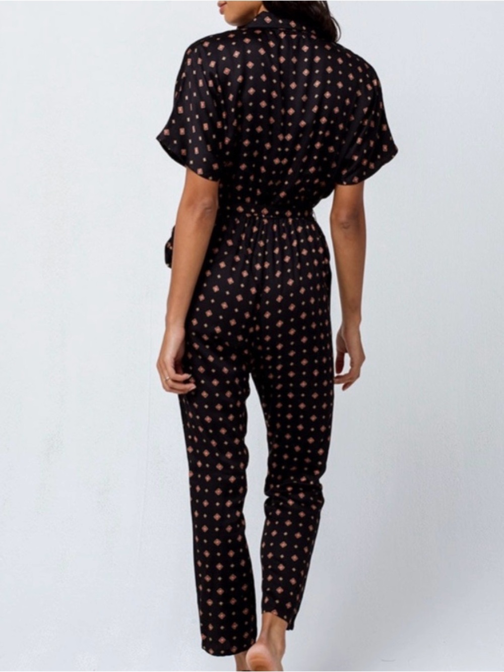 Vintage Billabong Jumpsuit with Diamond Print